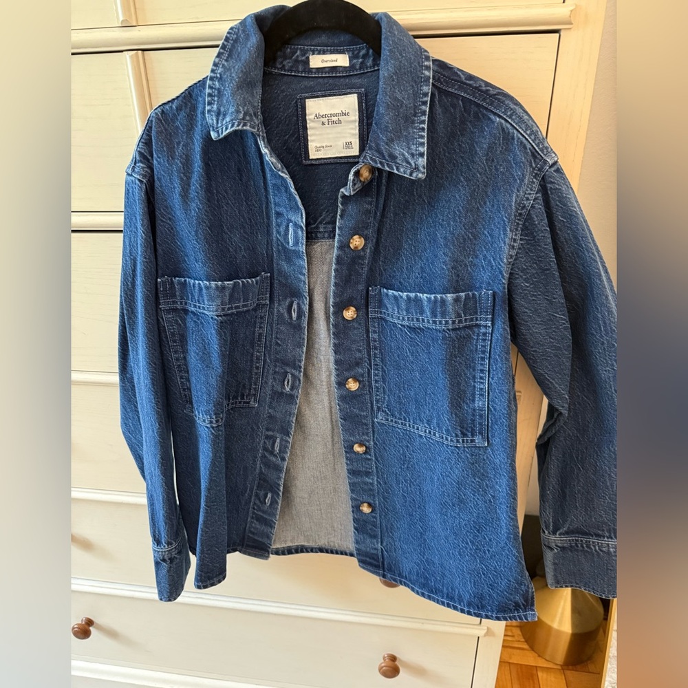 Abercrombie denim shirt jacket